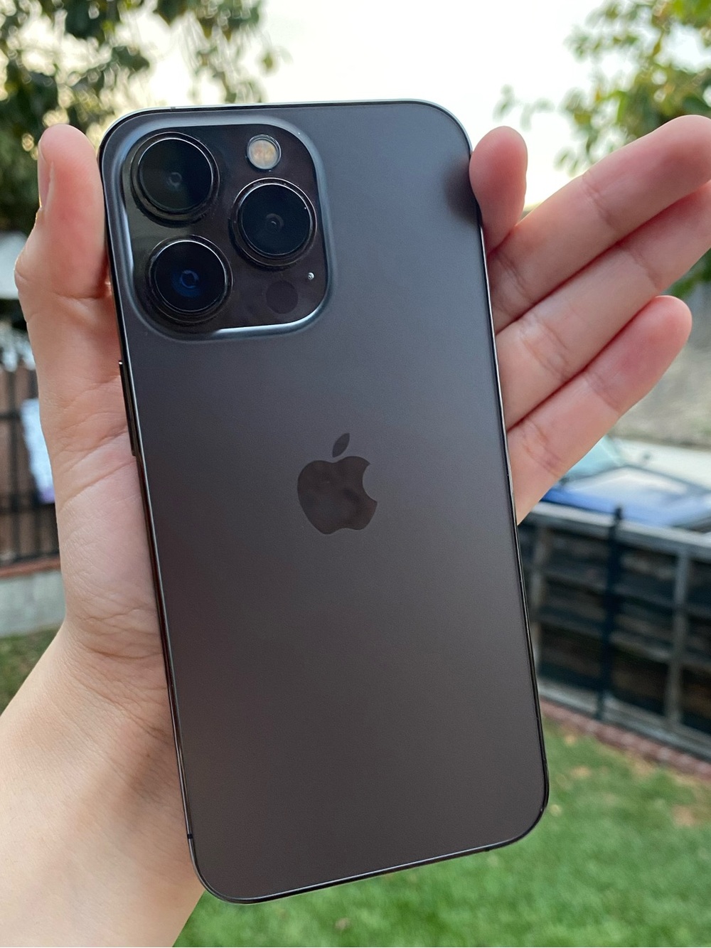 Apple iPhone 14 Pro in black with 128 GB